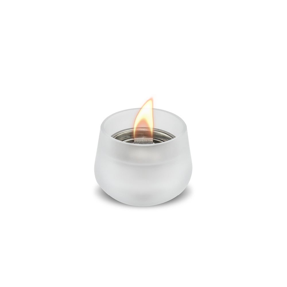 Mist Glass Candle Round