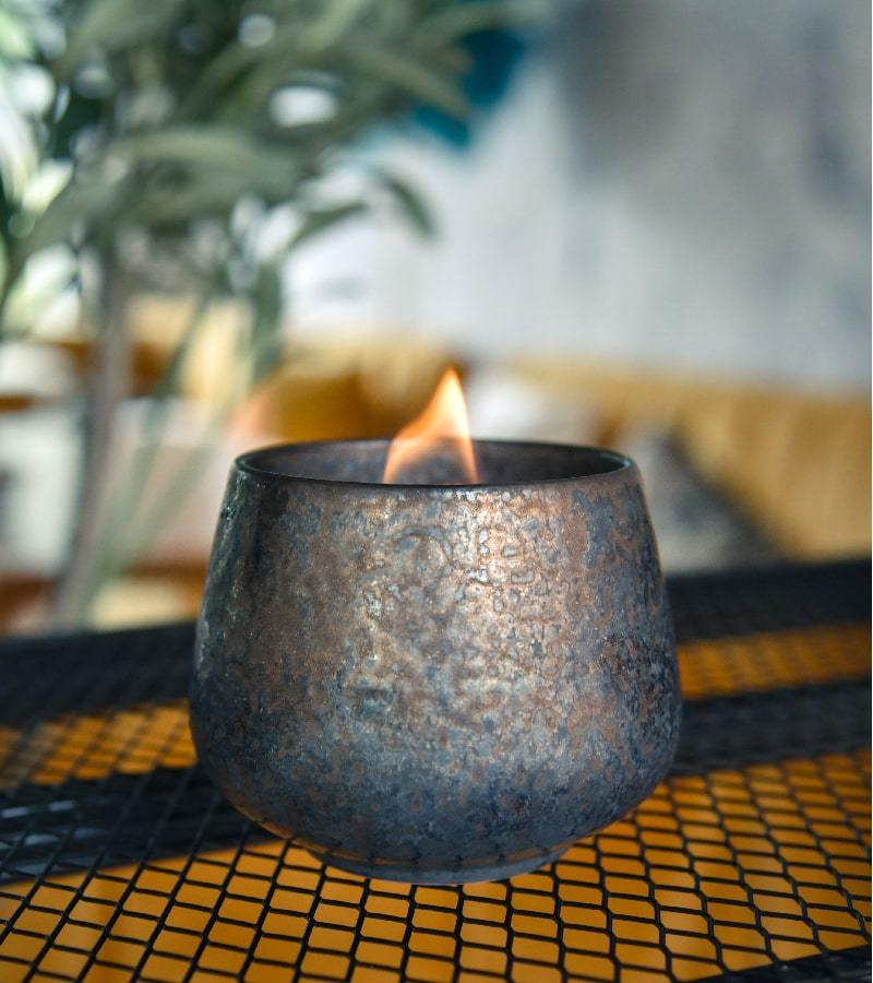 Amber Ceramic Candle Classic