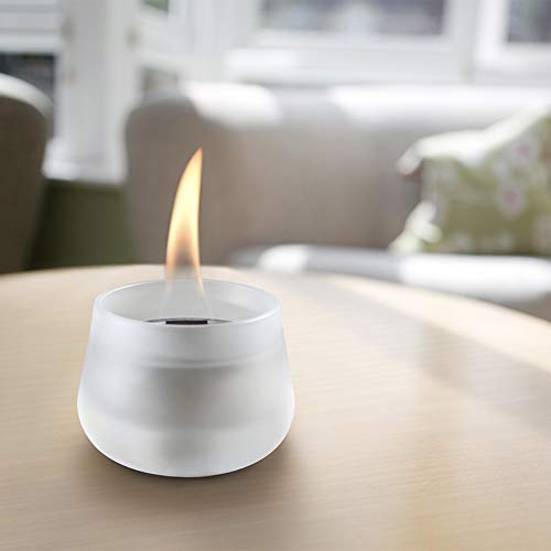 Mist Glass Candle Round