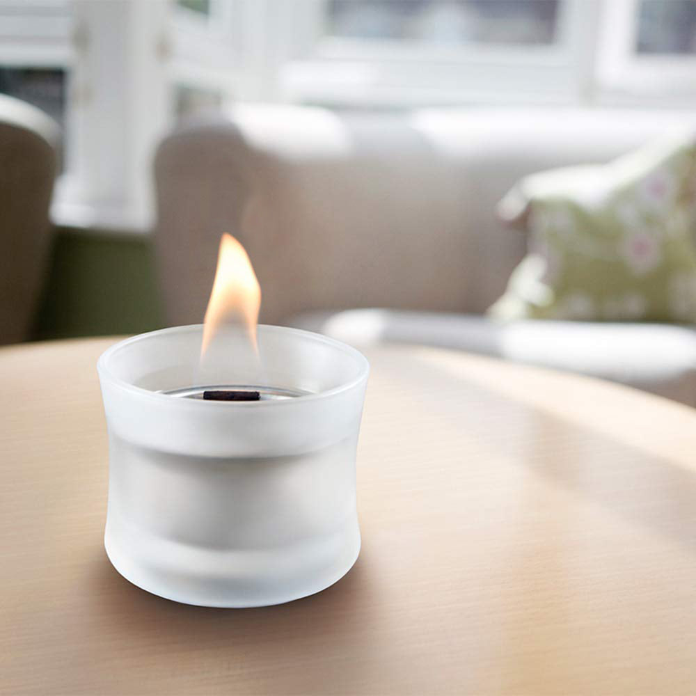 Mist Glass Candle Slim