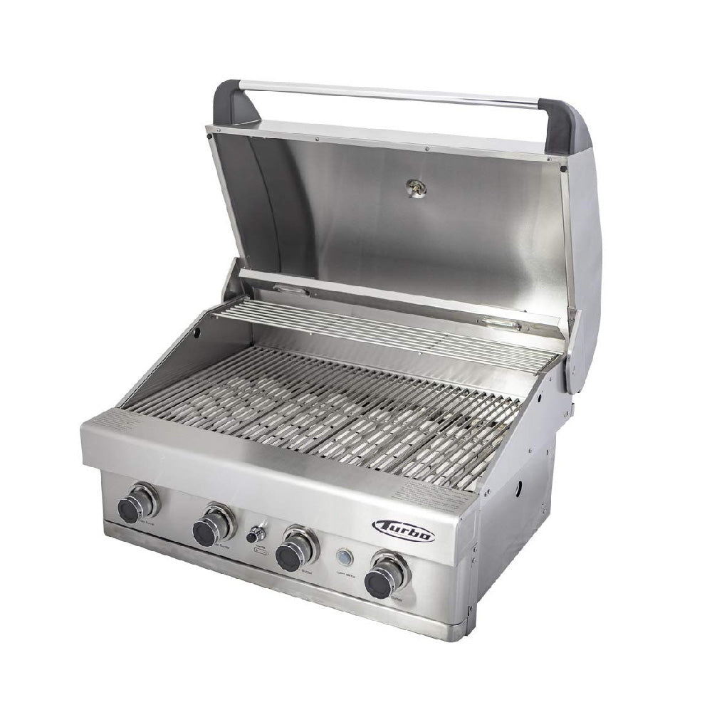 Turbo 32-Inch 4-Burner Built-In BBQ Gas Grill