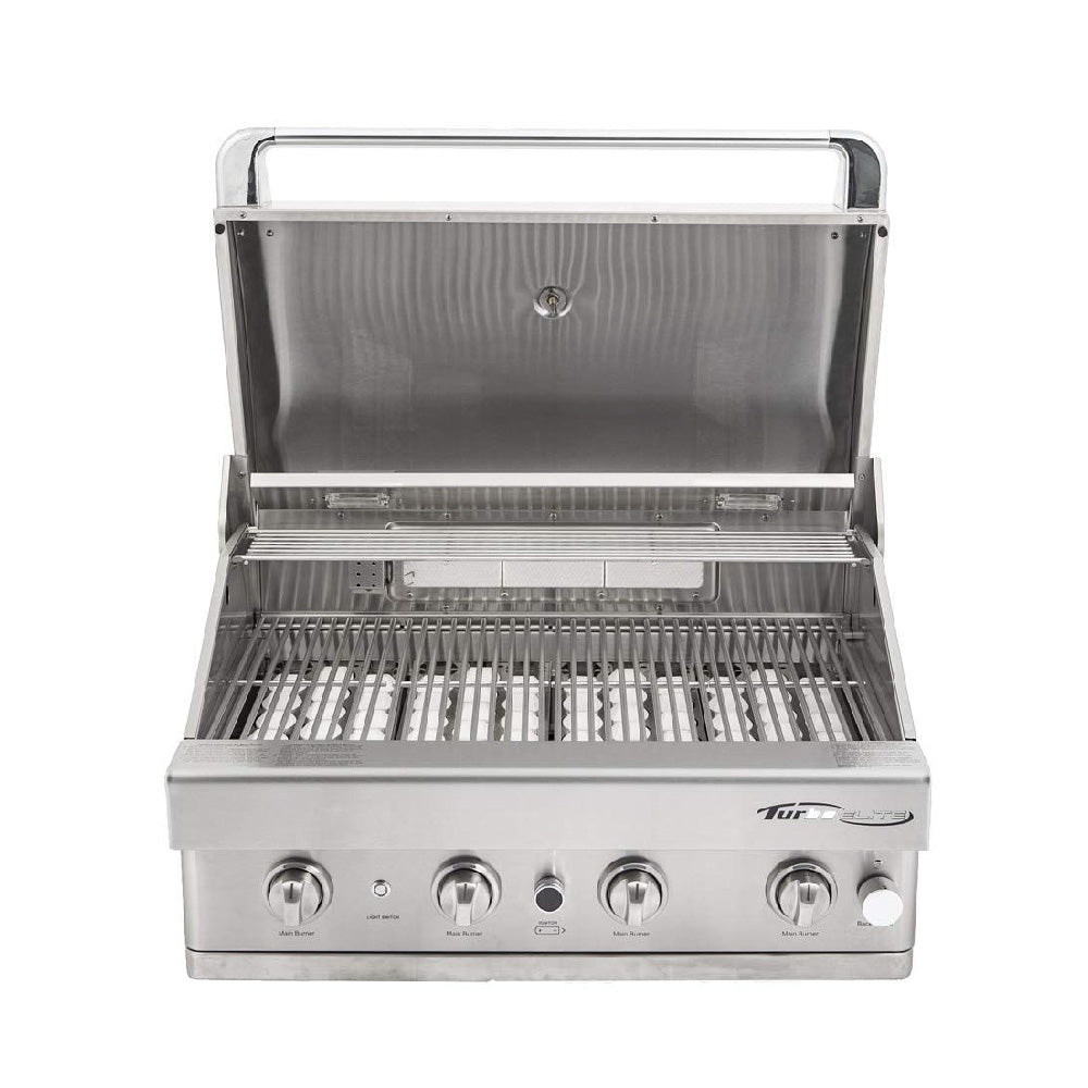 Turbo Elite 32-Inch 4-Burner Built-In BBQ Gas Grill