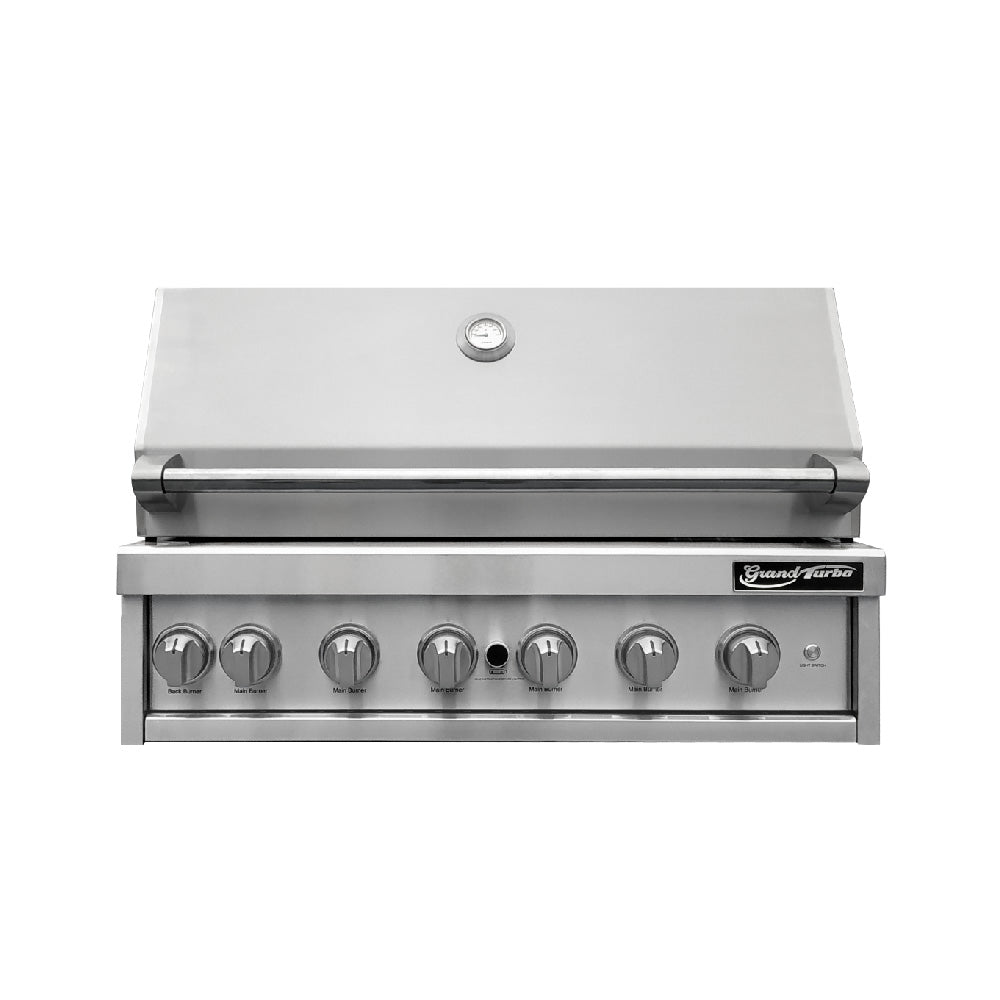 Grand Turbo 40-Inch 6-Burner Built-In BBQ Gas Grill